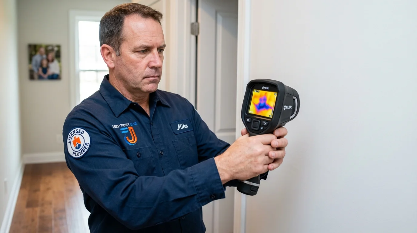 Thermal imaging leak detection by Johns Plumbing LLC in Boonville